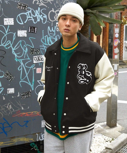 retock's】サガラワッペン/チェーンロゴ刺繍 ビッグシルエット