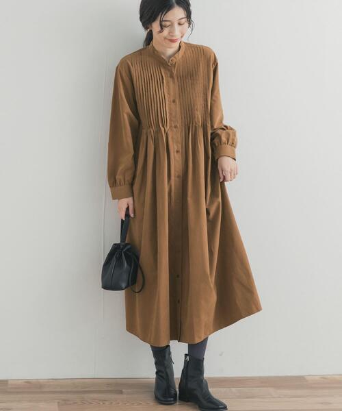 セール】ピーチタッチピンタックワンピース（ワンピース）｜URBAN