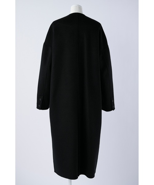 ENFOLD（エンフォルド）の「ウールリバー ノーカラーコート（ノー