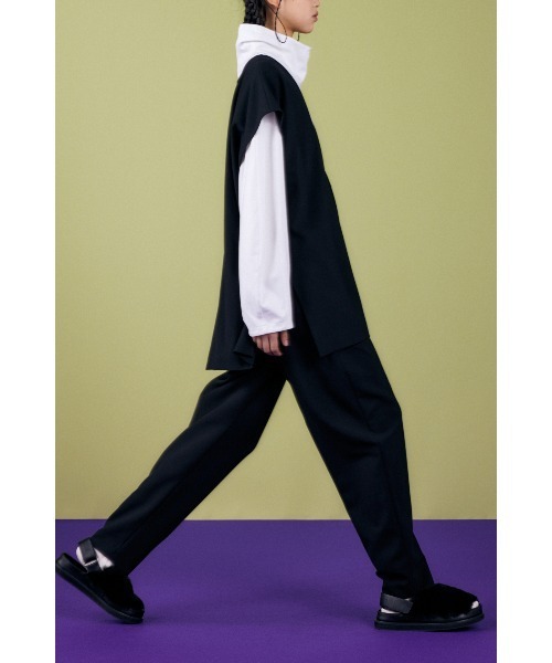 ENFOLD（エンフォルド）の「ダブルクロス カットレイヤープルオーバー