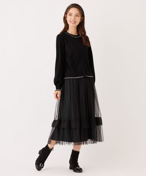 セール】シアーレイヤー カーディガン（カーディガン/ボレロ）｜TO BE