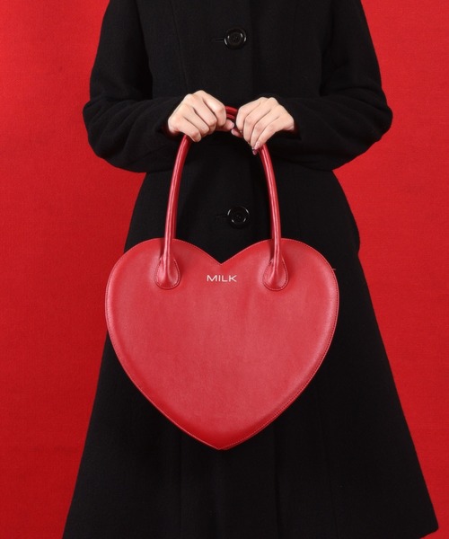 MILK（ミルク）の「ハートバッグ（ハンドバッグ）」 - WEAR