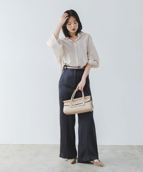 セール】《追加》イージーケアルーズドレープシャツ（シャツ/ブラウス