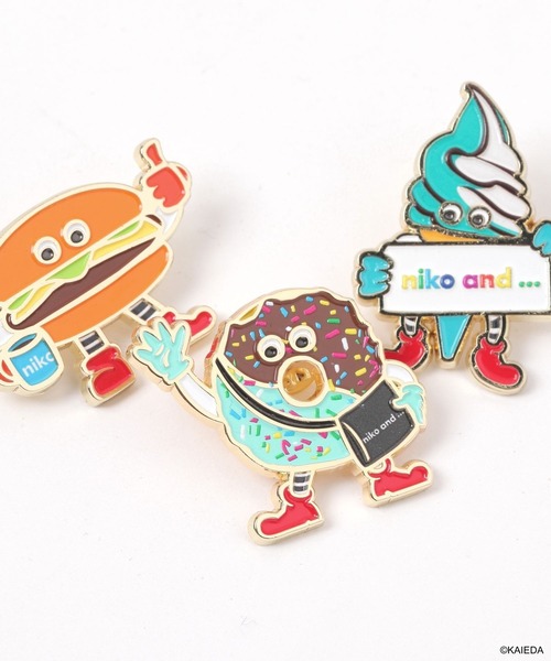 FLAVORS】コラボ ピンバッジ（その他小物）｜niko and（ニコアンド