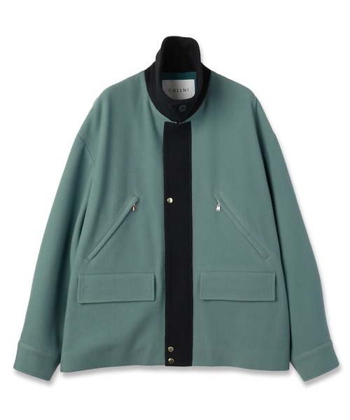 CULLNI（クルニ）の「24-AW-003 / Bi Color Wool Melton Front Fly
