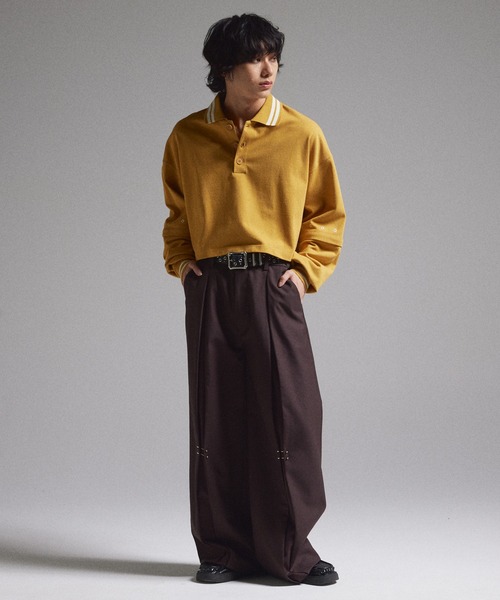 GRANCY】Pierced Tuck Slacks / ピアスデザインタックスラックス