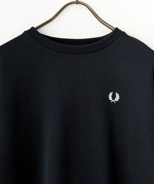FRED PERRY/フレッドペリー] ツインティップライン ショート丈 クルー