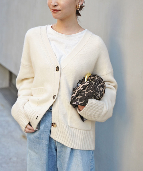 Deuxieme Classe（ドゥーズィエムクラス）の「Cashmere Chunky Vネック