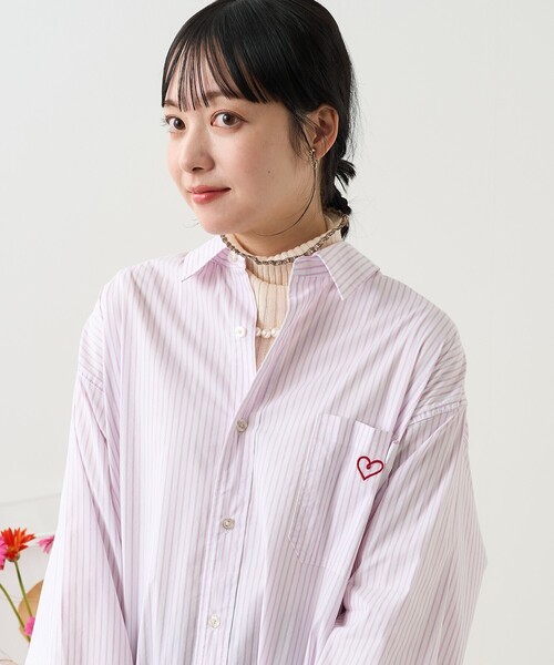 FREAK'S STORE（フリークスストア）の「ワンポイントハート刺繍