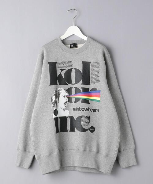 kolor（カラー）の「＜kolor（カラー）＞ プリント スウェット クルー