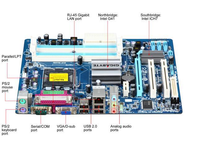 NeweggBusiness - GIGABYTE GA-G41M-Combo LGA 775 Intel G41 Micro
