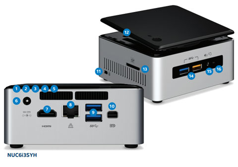 NeweggBusiness - Intel NUC6i3SYK Kit with 6th Generation Intel