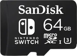 SanDisk 64GB Nintendo Switch microSDXC Memory Card, Speed Up to