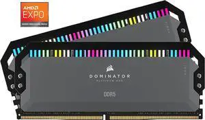 CORSAIR Vengeance RGB 32GB (2 x 16GB) 288-Pin PC RAM DDR5 5600