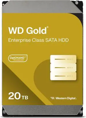 Western Digital 20TB WD Gold Enterprise Class SATA Internal Hard