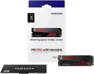 SAMSUNG 990 PRO w/ Heatsink Gaming Package M.2 2280 2TB PCI