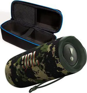 JBL Flip 6 Red Portable Bluetooth Speaker and Divvi Case Kit