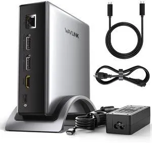 WAVLINK USB C Docking Station PD3.1 Triple Monitor with 140W Power