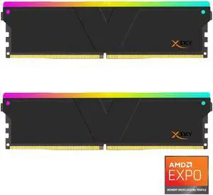 V-COLOR Manta XFinity RGB DDR5 32GB (16GBx2) 6000MHz XMP 3.0 & AMD
