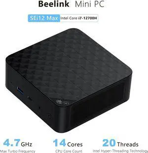 Beelink Mini PC SER6 AMD Ryzen9 6900HX,Mini Computer 16GB DDR5 RAM