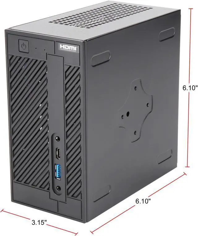 ASRock DESKMINI A300W AMD A300 Barebone System - Newegg.com