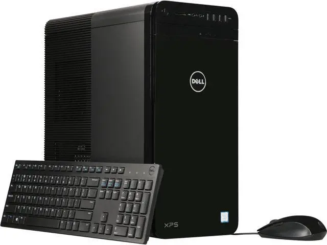 DELL Desktop Computer XPS 8920 XPS8920-7838BLK Intel Core i7-7700