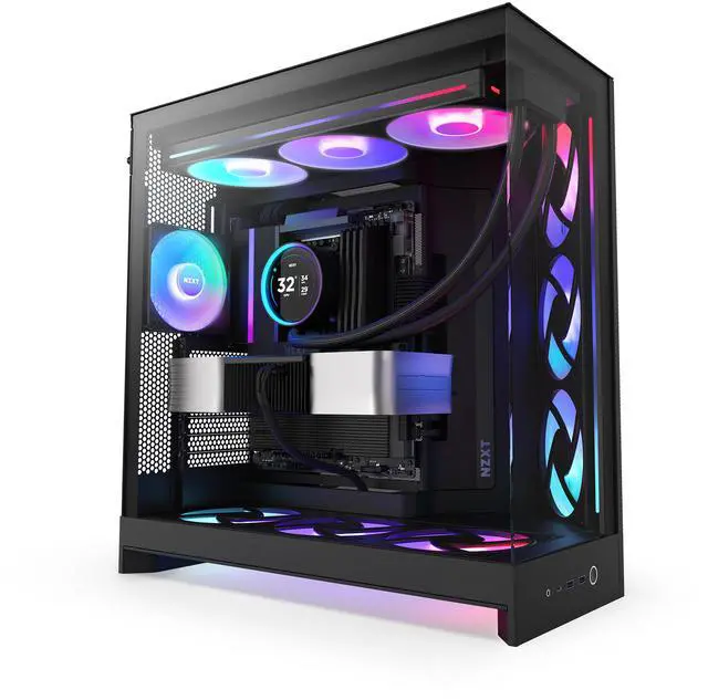 NZXT CM-H92FB-R1 Black tinted tempered glass Mid-Tower Case