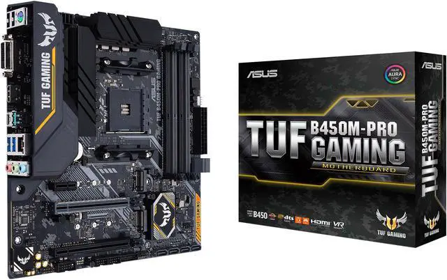ASUS TUF TUF B450M-PRO GAMING AM4 Micro ATX AMD Motherboard