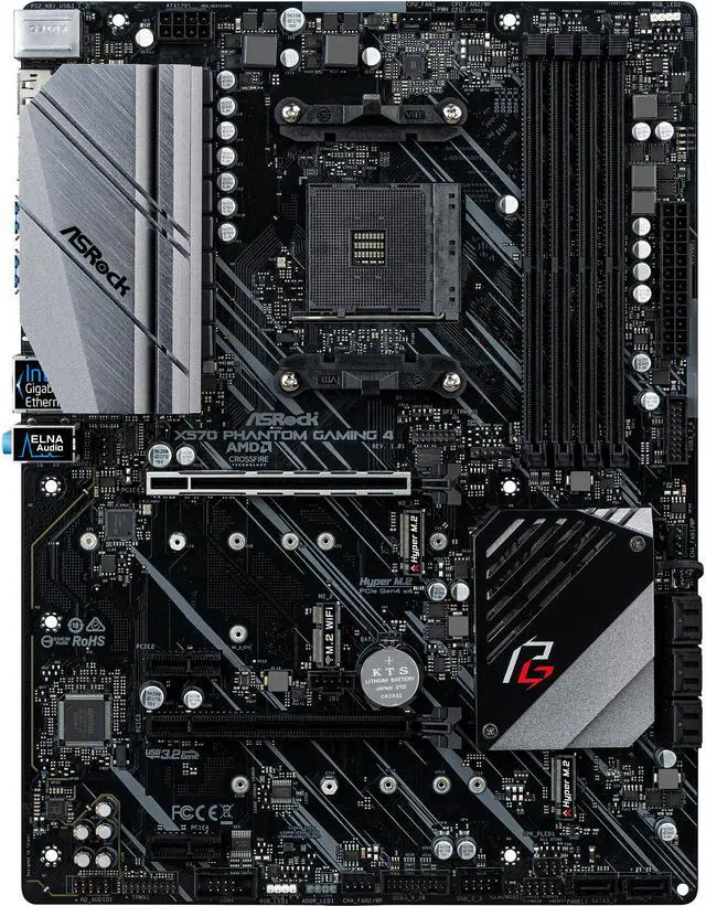 ASRock X570 PHANTOM GAMING 4 ATX AMD Motherboard - Newegg.com