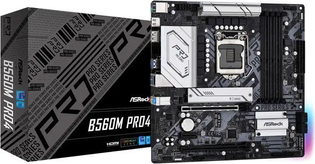 Used - Very Good: ASRock B560M PRO4 LGA 1200 Micro ATX Intel