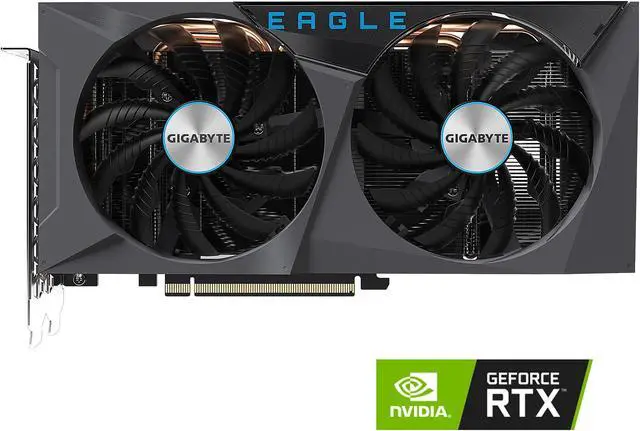 GIGABYTE GeForce RTX 3060 EAGLE 12G Graphics Card, 2 x WINDFORCE