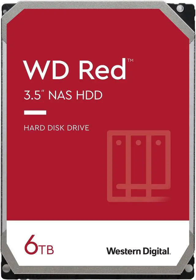 WD Red 6TB NAS Internal Hard Drive - 5400 RPM Class 3.5
