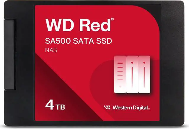 Western Digital 4TB WD Red SA500 NAS 3D NAND Internal SSD Solid