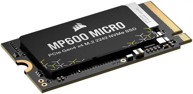 Corsair MP600 Micro 1TB M.2 NVMe PCIe x4 Gen4 2 SSD – M.2 2242