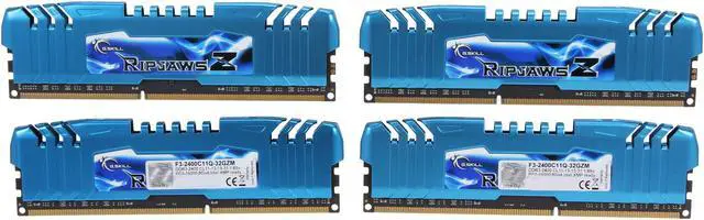 G.SKILL Ripjaws Z Series 32GB (4 x 8GB) DDR3 2400 (PC3 19200