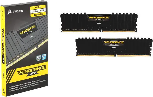 CORSAIR Vengeance LPX 8GB (2 x 4GB) DDR4 3200 (PC4 25600) Desktop