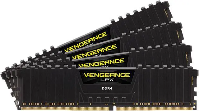 CORSAIR Vengeance LPX 64GB (4 x 16GB) 288-Pin PC RAM DDR4 3200