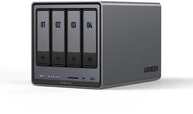 UGREEN NASync DXP4800 Plus, 4-Bay NAS with Intel Pentium Gold, 5