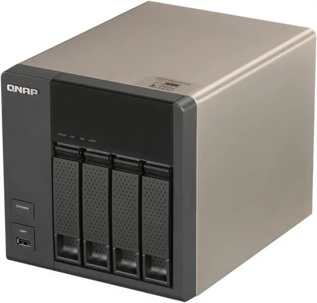 QNAP TS-412-US All-in-one NAS Server with iSCSI for SOHO and Home