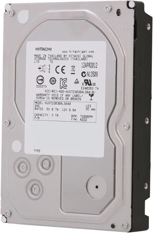 Hitachi GST Ultrastar 7K3000 HUS723030ALS640 (0B26311) 3TB 7200