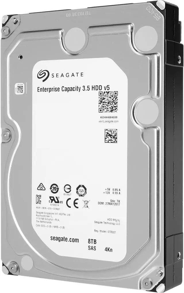Seagate Enterprise Capacity 3.5'' HDD 8TB 7200 RPM 4Kn SAS 12Gb/s