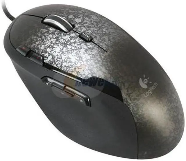 Logitech G500 Gaming Mouse - Black Chrome, 10 Buttons, Wired, 5700