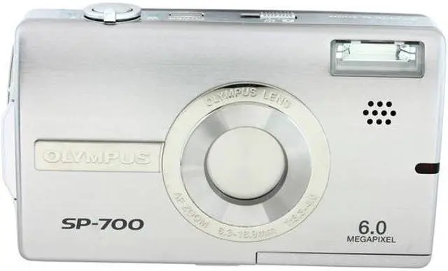 Refurbished: OLYMPUS SP-700 Silver 6.0 MP Digital Camera - Newegg.com