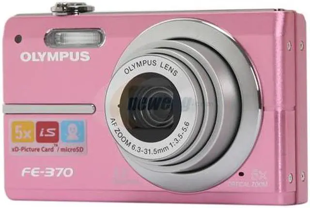 OLYMPUS FE370 Pink 8.0 MP All-Metal Body Digital Camera - Newegg.com