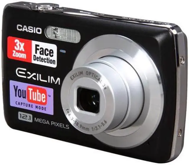 CASIO EXILIM EX-Z35 Black 12 MP Digital Camera - Newegg.com