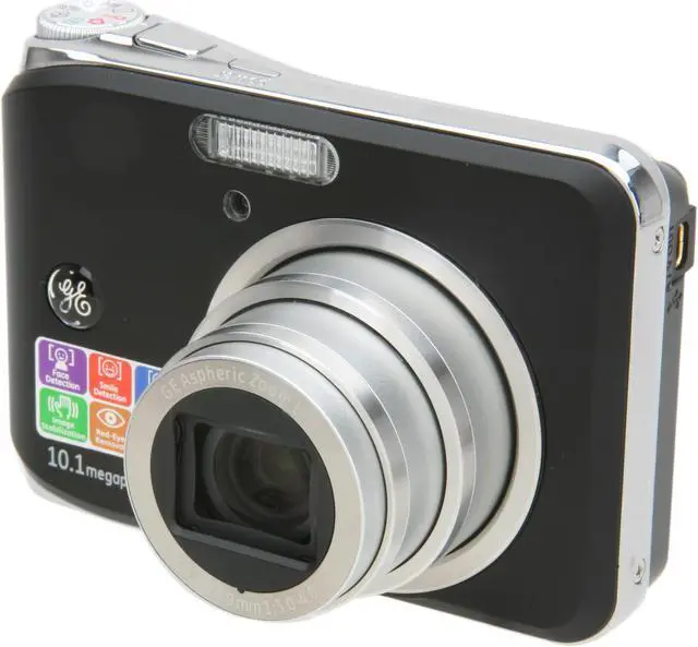 Refurbished: GE W1000 Black 10.1 MP Digital Camera - Newegg.com