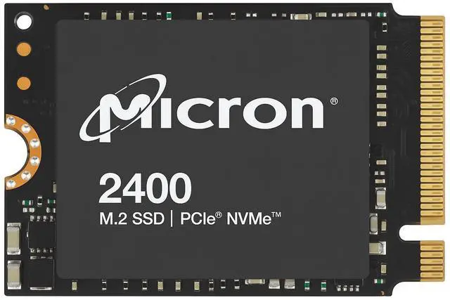 Micron 2400A 512GB PCIe Gen4 NVMe 1.4 M.2 2230 SSD with 176-layer