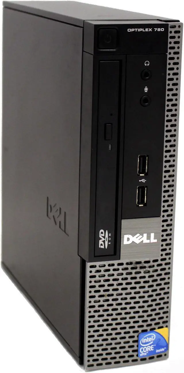 Refurbished: Dell OptiPlex 780 USFF Desktop Intel Core 2 Duo E8400