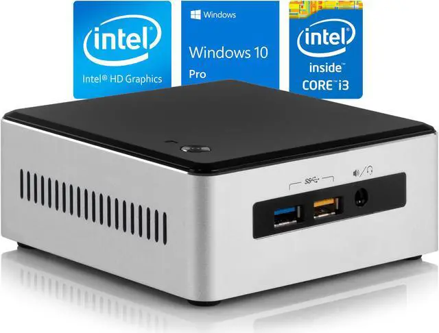 Intel NUC5i3RYH Mini PC, Intel Core i3-5005U 2.0GHz, 16GB RAM