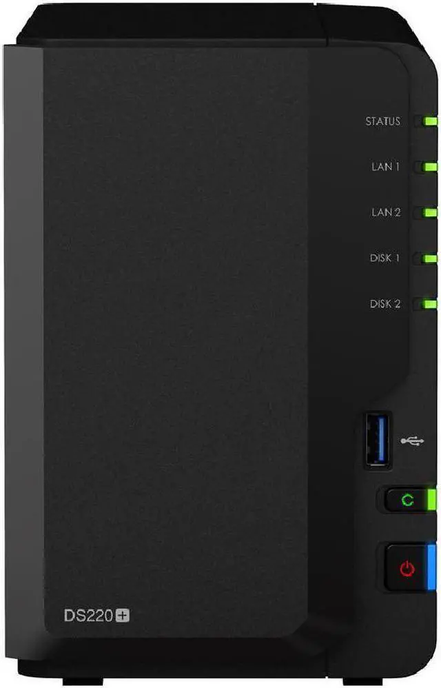 Synology DiskStation DS220+ NAS Server with Celeron 2.0GHz CPU